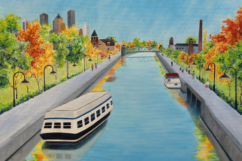 Manjing Luo's Walk on the Erie