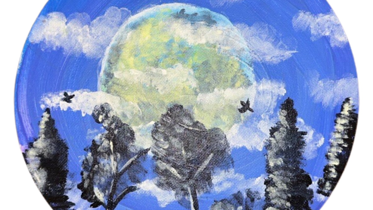 Talia Favitta's Full Moon Artwork