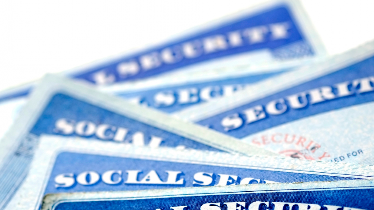 Blank Social Security cards