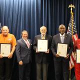 Congressman Morelle stands with local Vietnam War Veterans