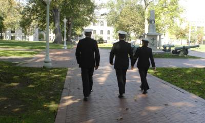 Naval Academy students in Annapolis