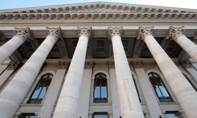 Federal Office Building entrance with columns